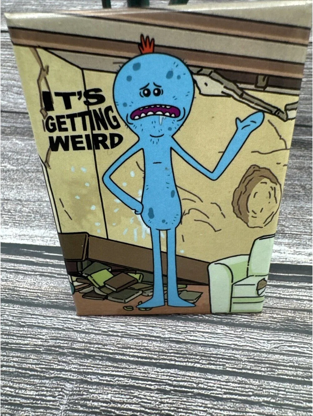 Vintage Refrigerator Magnet Rick Morty Mr Meeseeks Its Getting Weird Cartoon Net